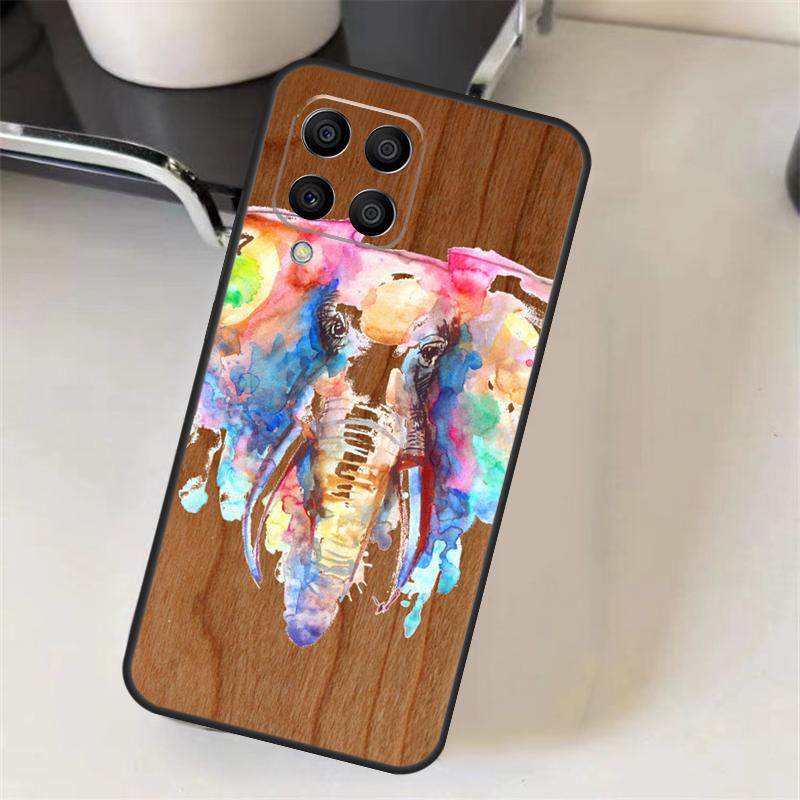 Natural Bamboo Wood Pattern Print Case For Samsung Galaxy M53 M33 M23 M13 M14 M34 M54 M12 M22 M32 M52 M11 M51 M30s M31s Cover