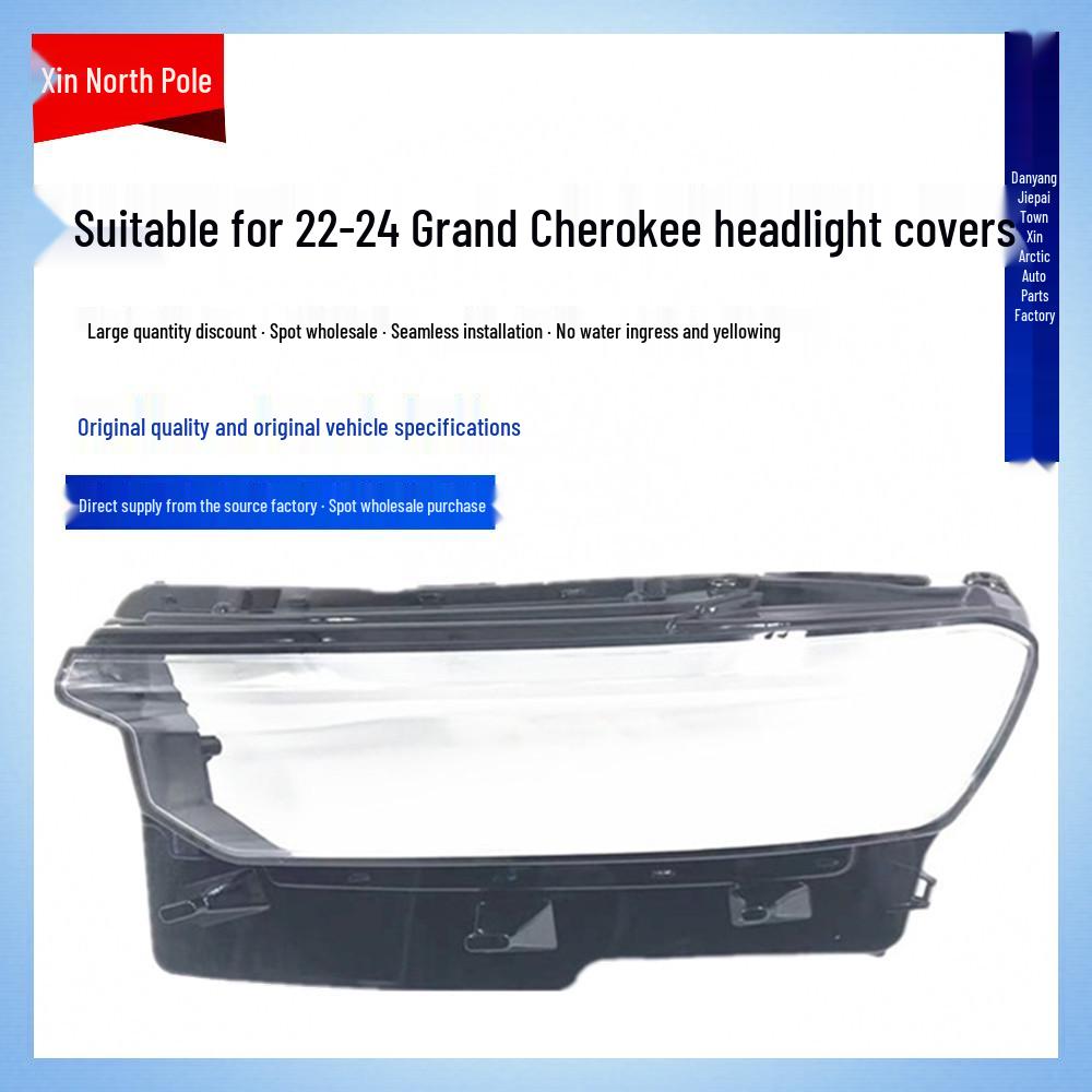 Headlight Lens Cover for 2022-2024 Jeep Grand Cherokee