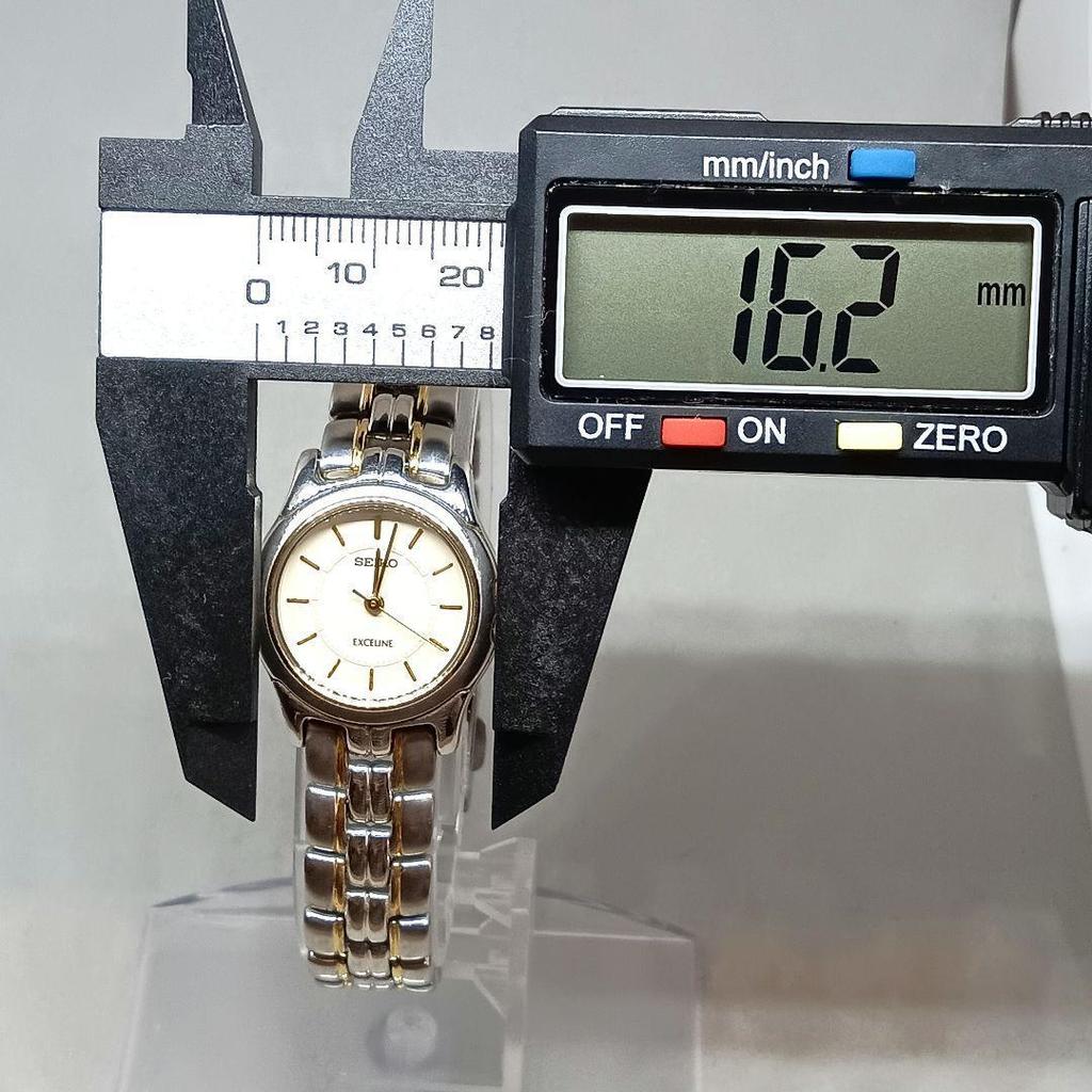 Used 1994s SEIKO Excelline 2J31 Women's Combi Color