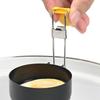 1PC Foldable Non Stick Anti Scald Hanging Ear Type Egg Boiler, Household Soft Boiled Egg Cooking Mold, Kitchen Egg Spoon