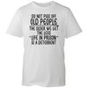 Lustiges Slogan T-Shirt Unisex Nicht Alte Leute Ärgern Witz Neuheit Geschenk T-Shirt Baumwolle UK