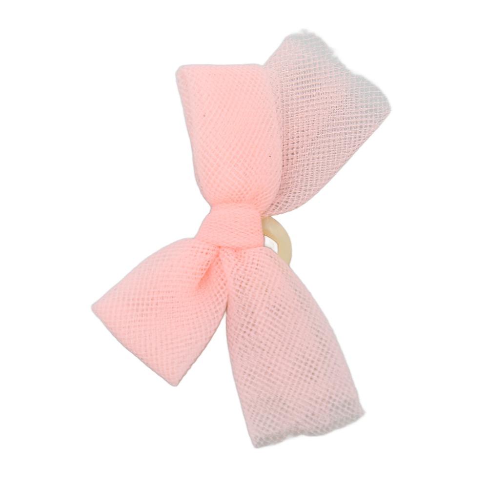 36PCS Sheer Fabric Pet Hair Bow Handmade Pet Hair Clip Sheer Bow Knot Daily Dressing