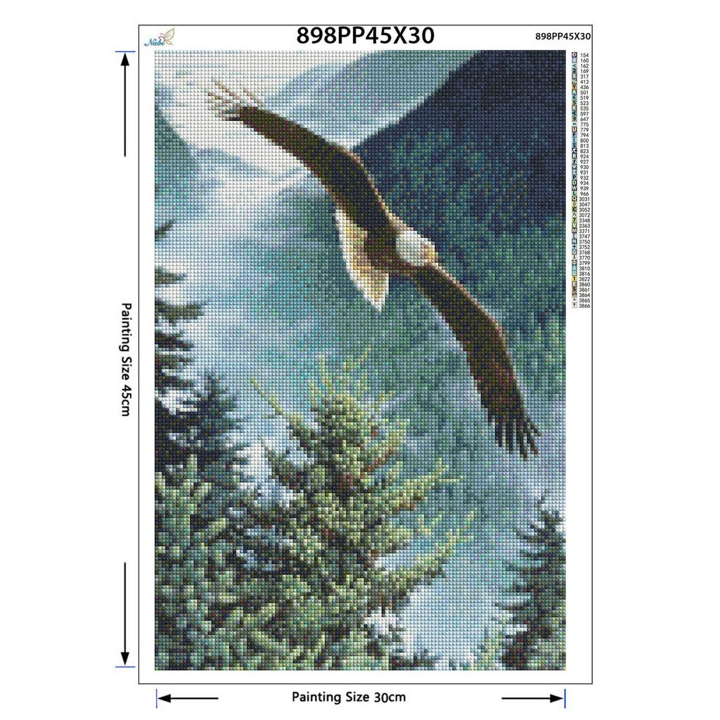 DIY Mountain Eagle 5D Diamond Embroidery Crafts Diamond Painting Cross Stitch Needlework Diamond