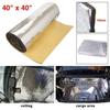 Isolant thermique de voiture sourcing map tapis isolant thermique auto voiture capot porte isolation acoustique 40"x40" 100x100cm