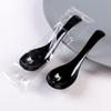Crystal Clear Disposable Plastic Spoon - Thickened, Hardened, Individually Packaged for Porridge and Soup Takeaway
