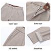 Hongdou Men's Autumn/Winter Straight-Leg Athletic Trousers
