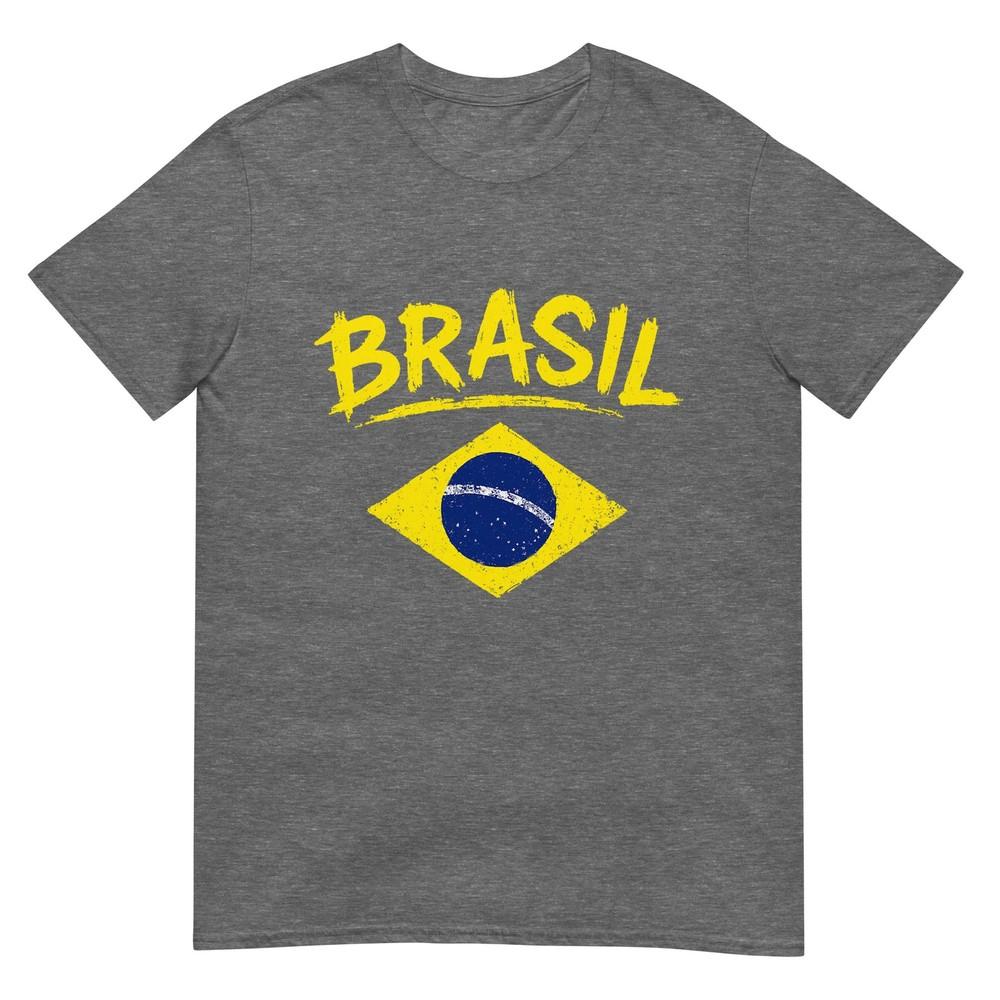 Brasil With Brazilian Flag Colors Unisex Unisex Kids Brazil Tshirt