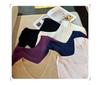 European Style Purple V-Neck Long Sleeve Knit Top for Women - Slim Fit Autumn 2025 Collection