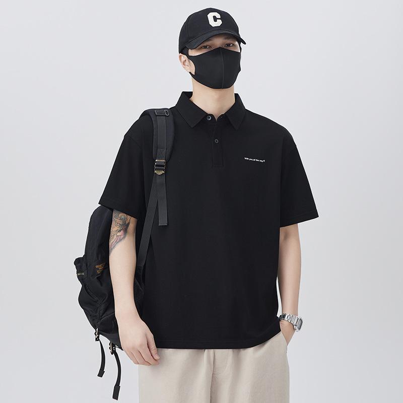 New Summer Thin Short Top Loose Lapel Short Sleeve POLO Shirt