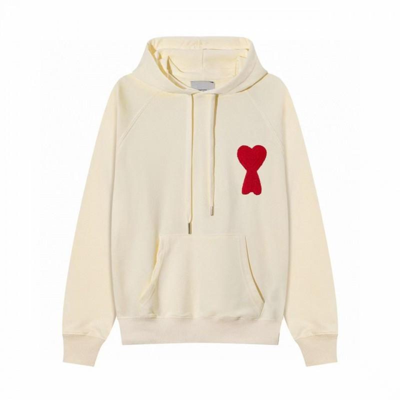 Cotton Couple Matching Set Oversized Hoodie With Heart Print Loose Fit Jogger Pants Men Women