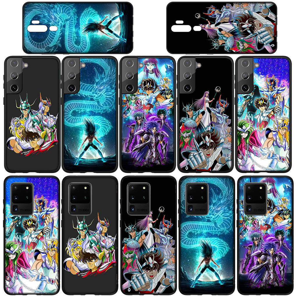 Phone Case for Samsung Galaxy S25 S23 S22 S24 Ultra FE A05 A06 A15 A16 A36 A37 A35 A54 A55 A56 A57 A25 A26 A53 A17 Silicone Saints Anime Seiyas Cover