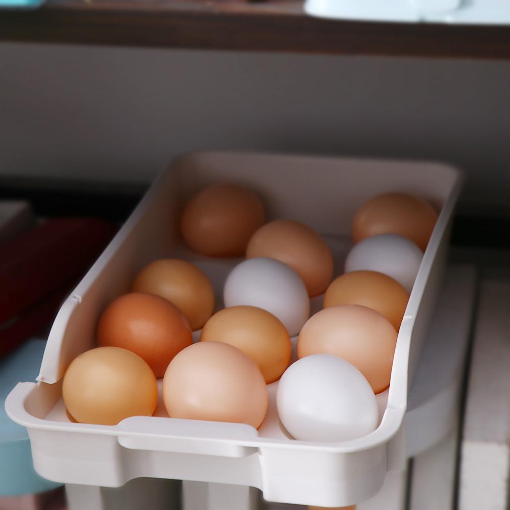 Supplies Egg Storage Box Organizer Case Anti-Collision Egg Holder Storage Container Egg Tray Fresh-Keeping Box 15 Grid Egg Box