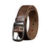 Washed Trendy Retro Old Pleated Belt Men'S Genuine Leather First Layer Cowhide Casual Jeans Belt Women'S