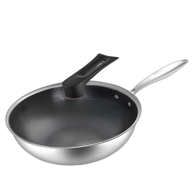 Debo Kahn 32CM Stainless Steel Wok 32CM