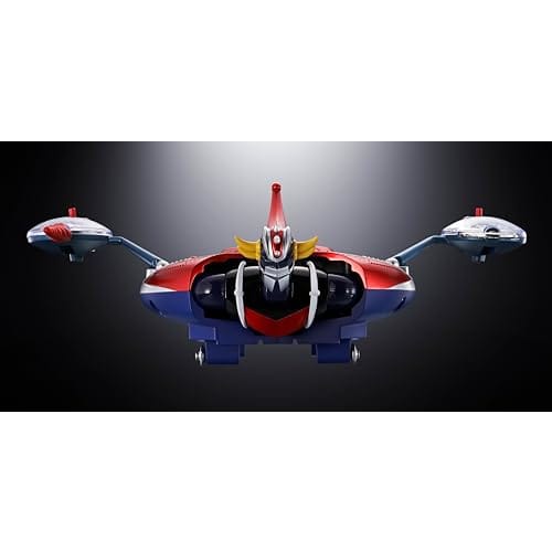 TAMASHII NATIONS Chogokin UFO Robot Grendizer Deluxe Grendizer & UFO Spazer, approximately 135mm & 120mm, die-cast, ABS & PE pre-painted action figure