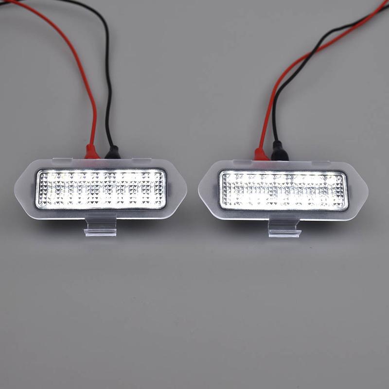 For Cadillac Escalade Chevy Avalanche 1500/2500 Silverado 1500/2500 Tahoe GMC Sierra Yukon 2X LED Under Side Mirror Puddle Light