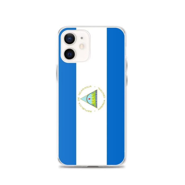 Coque Télephone Drapeau Nikaragua - iPhone 12