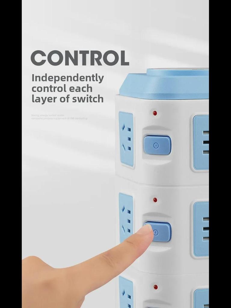 Multifunctional Vertical Wireless USB Fast Charging Board for Home