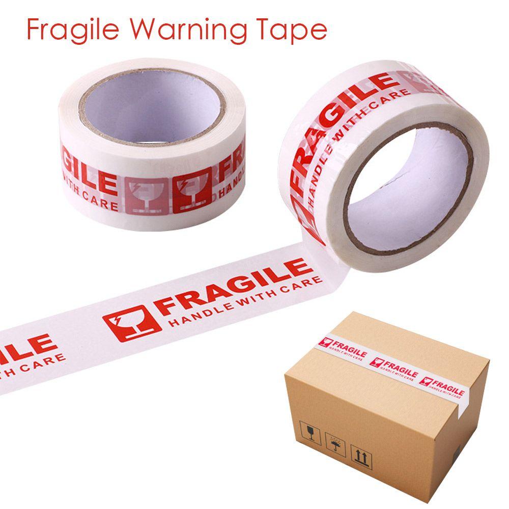 

Durable Red Express Box Fragile Warning Tape Package Tape Adhesive Carton Sealing