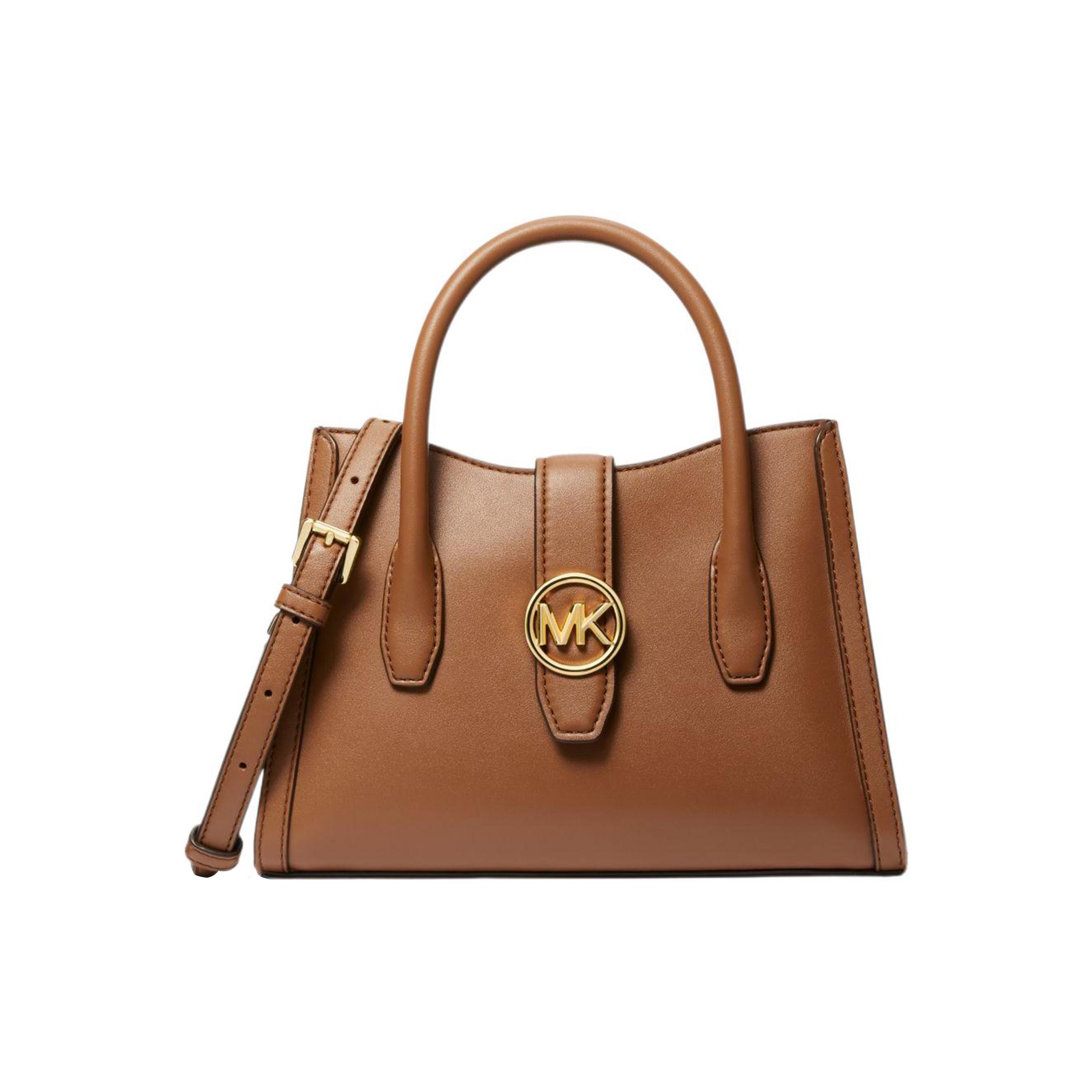 

Новая кожаная сумка кроссбоди через плечо MICHAEL KORS, маленькая женская, коричневая 35S3G5GS5O-230 24.9*8.9*17.8CM