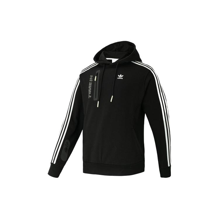 Adidas Originals Sweatshirts Men's Black Hooded Moderate Regular GP2313