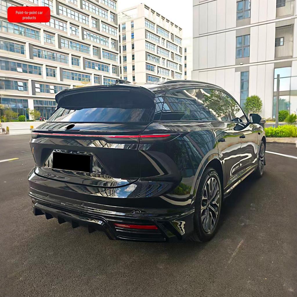 NIO ES6 Upgrade: Pluto Bright Black Aero Kit (Front Lip, Rear Lip, Tail Wing, Top Wing) for 2023-2024 Models