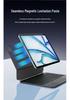 Compatible iPad Magic Keyboard A16 Aluminum Alloy Air 11 Magnetic Pro11 Tablet Case 10th Gen Protective Cover.