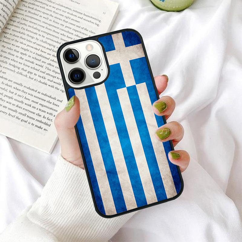 Greece Greek Flag Celular Mobile Smartphone Cases For iPhone 17 Air 16 15 14 12 13 11 Pro MAX 6S Plus SE2020 Coque Fundas