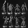 Paintable Metal Tribal Giant Figure Fantasy Warrior Soldier Model Handmade Collectible Toy Gift for Boys Tabletop Game Decor