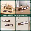 Hot Sale Wooden Golf Storage Rack Can Wall Mount 6 Standard Size Golf Ball Display Case Creative Storage Box Golf Ball Collector