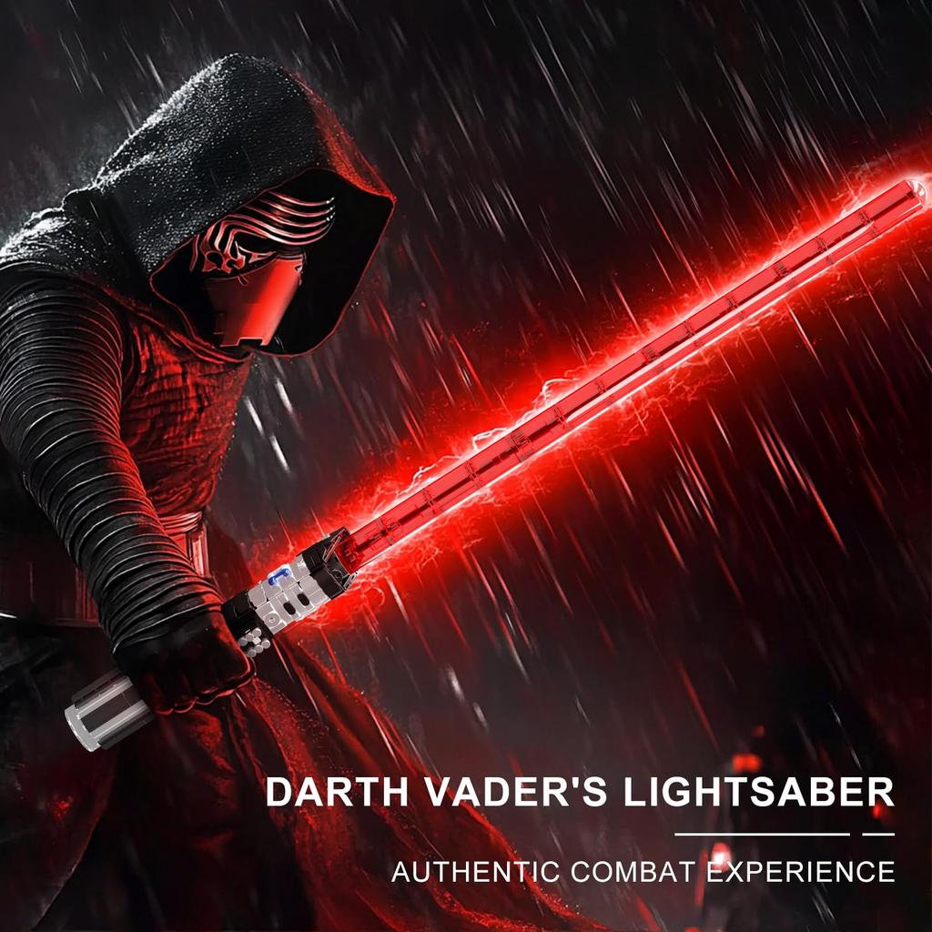 Mould King 10237 Sci-Fi Saber Building Kit, Dark Warrior-Style Collectible Model, Creative Building Blocks Toy for Adults and Teens Ages 14+ (1627