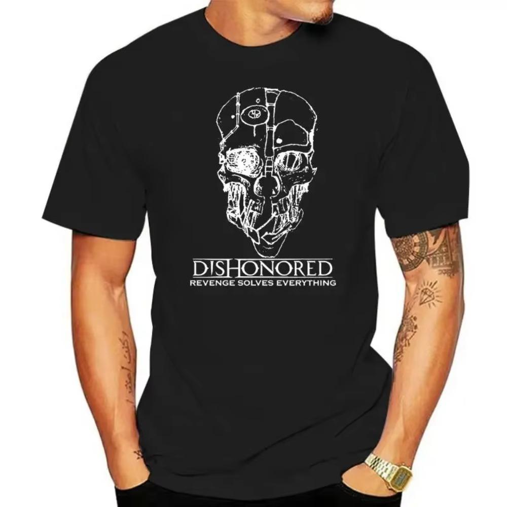 

T Shirt Design Short Dishonored Of The Outsider O-NECK Tee Shirts M