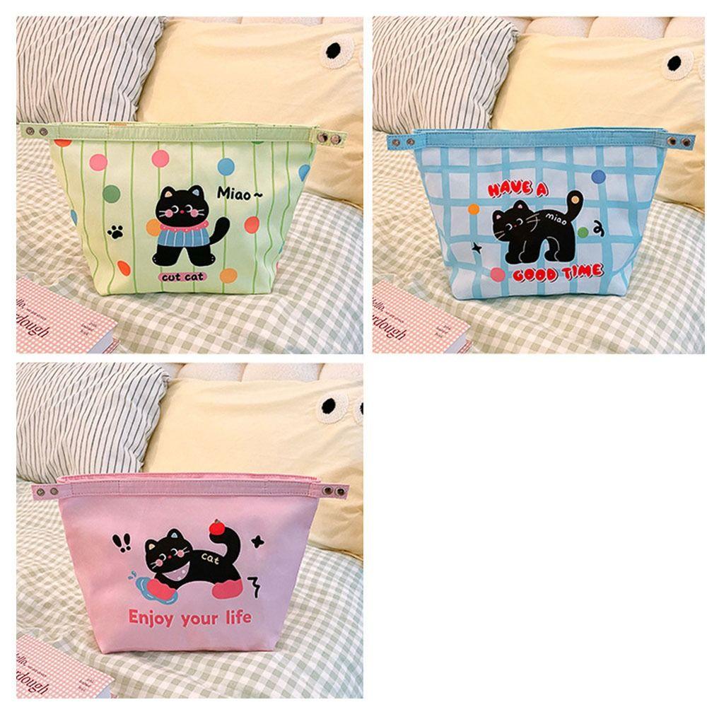 Lehká Roztomilá Termo Taška na Oběd Velká Kapacita Kosmetická Taška Přenosný Sáček na Skladování Jídla Kempování