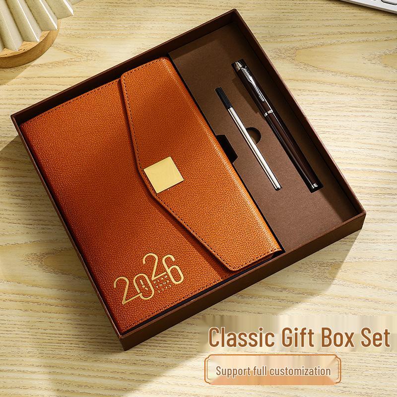 A5 Spanish-English 2026 Daily Planner & Journal Gift Set