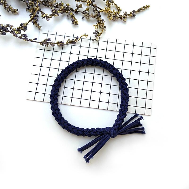 5Pcs/Lot Hair Ropes Women Girls Simple Basic Elastic Hair Rubber Bands Headwear Solid Color Headband Fashion Hair Accessories