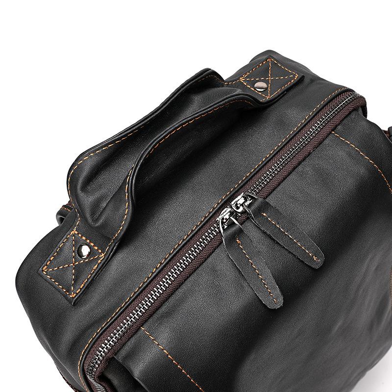 Top Layer Cowhide Bag Backpack Large Capacity Genuine Leather Computer Backpack Unisex Bag Casual Backpack