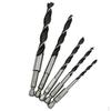 5 Pieces HSS /5/6/8/10mm Hexagonal Shank Metal Woodworking Drill
