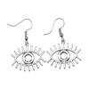 Trendy and Elegant Evil Eye Hand Talisman Amulet Drop Earrings Lucky Graduation Gift for Date Nights