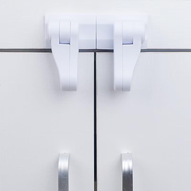 Self-adhesive Kids Door Handle Safety Lock Anti-turn Lever Lock Prevent Children Opening Door Home Childproof Protector
