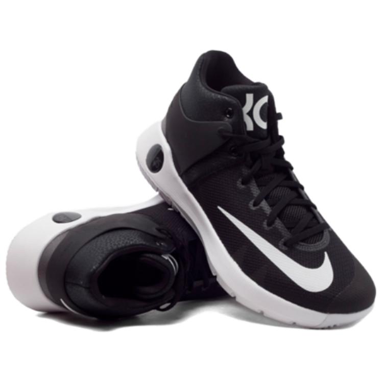 Nike KD Trey 5 IV Versatile Comfortable Non-Slip Durable Mid-Top Basketball Shoes Men Sneaker Black White 844573-010