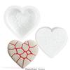 3XUF Crack Heart Silicone Molds Mousses Cake Mould Making Soap Molds