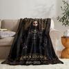 O-ozzy RIP Ozzy Osbourne Coperta Morbida in Flanella Coperta Estiva Leggera Accogliente Coperta per Pisolino per Divano Letto Viaggio