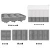 Silicone Ice Cube Tray Mold with 6, 8, or 15 Grids for Square and Ball Shaped Ice Cubes