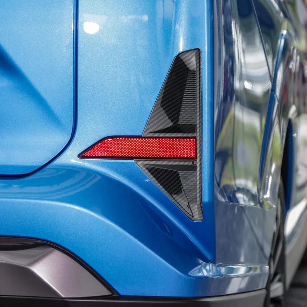 For Toyota Veloz 2025 2025 2025 Rear Fog Light Trim Back Fog Lamp Decoration Cover 2Pcs Foglight Sticker Styling Accessories