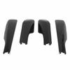 4PCS Dach Rack Abdeckung Kunststoff Auto Zubehör Einfach Zu Installieren Dach Gepäck Fracht Schiene Rack