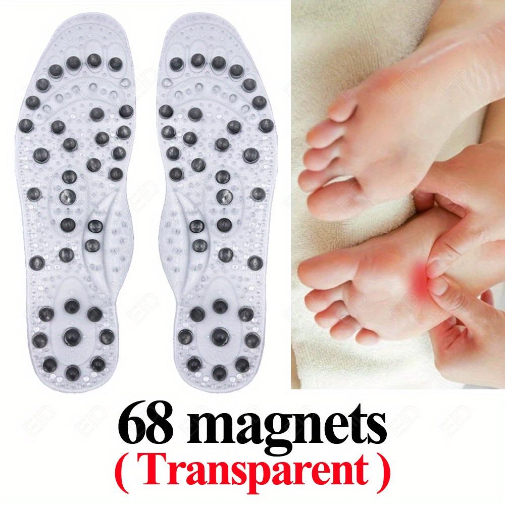 Vložky do bot s 68 magnetickými kameny pro masáž a akupresuru chodidel