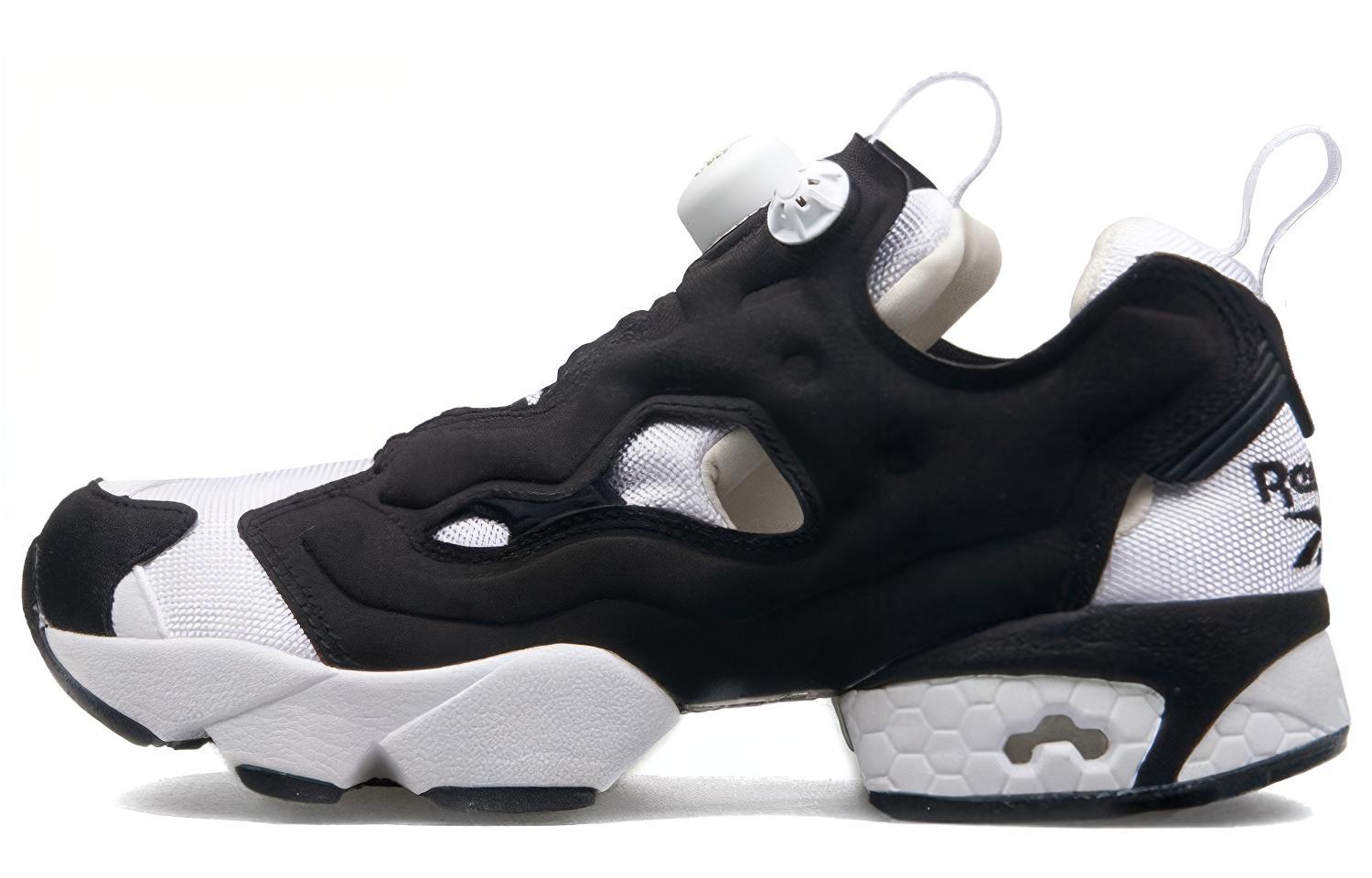 Reebok Instapump Fury Og Вырезанные Сшитые Кроссовки Унисекс Черно-Белые M48559 35