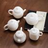 Ice Jade White Porcelain Pear-Shaped Teapot