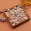 30/50/100pcs Resin Large Hole Bead Lighting, European Craftsmanship Bead Spacer Bead DIY Jewelry Bracelet Necklace Earring Jewelry Production