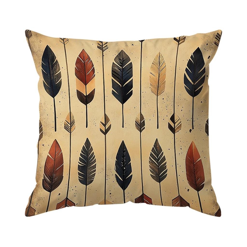 Western Cowboy Cushions Pillowcase Printed Polyester 45x45cm Throw Pillow Cover Decorative Sofa Cushions Pillowslip Home Decor